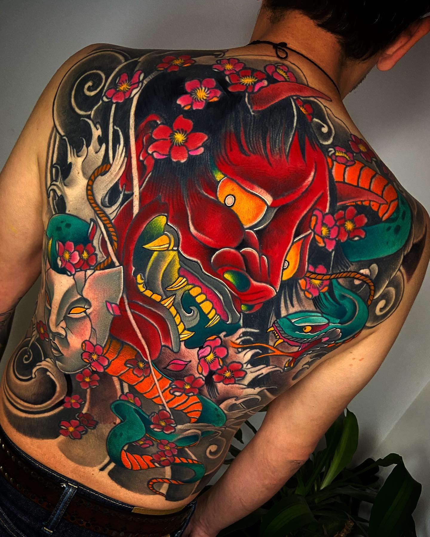 Colored tattoo